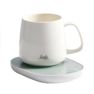 NWT Sealy Coffee Mug & Mug Warmer 2Pc Set, USB Powered, Temp Control.